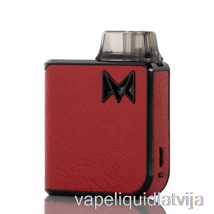 Mi-pod Pro Starter Kit Leather Edition - Sarkans Raw Vape šķidrums